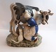 Bing & Gröndahl. Porcelain figurine. Milkmaid. Model 2017. Height 19 cm. (1 
quality).