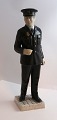 Bing & Grondahl. Porcelain figurine. Police officer. Model 2436. Height 31.5 cm. 
(1 quality).