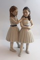 Royal Copenhagen. Porcelain figure. Ballet girls. Model 135. Height 21 cm. (1 
quality)