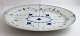 Bing & Grondahl. Blue painted. Oval serving dish with lace border. Model 316.4. 
Length 34 cm. Width 23.5 cm. (1 quality).