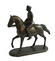 Madsen & T. Baagoe. Galster. Christian X on horseback. Height 17cm.