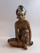 Dahl Jensen. Porcelain figurine. Bali Girl. Model # 1136. Height 21.5 cm. (1 
quality)