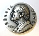 Danish Numismatic Association (DNF). Holger Hede silver medal (925). Diameter 54 
mm. No.59/250