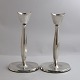 Cohr. Silver candlesticks (830). A pair. Height 18.5 cm.