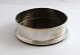 England. Birmingham. Sterling coster with wooden base (925). Diameter 11 cm.