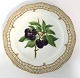 Royal Copenhagen Flora Danica, fruit plate. Lunch plate with open-work border. 
Design # 429/3554. Diameter 23 cm. (1 quality).