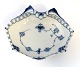 Royal Copenhagen. Blue fluted, full lace. Pickle dish. Model 1074. Width 19 cm. (1 quality).