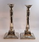 S&M Benzen. A pair of tall silver candlesticks (835). Height 24 cm