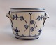 Royal Copenhagen. Blue fluted, plain. Wine cooler / flower pot holder. Model 287. Height 12.5 cm. Diameter 14 cm. (1 quality). Produced before 1923