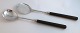 Kay Bojesen. Sterling serving set with wooden handles. Length 31 cm