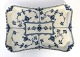 Royal Copenhagen. Blue Fluted Full Lace. Square dish. Model 1195. Length 24.5 cm. Width 17.5 cm. (2 quality).